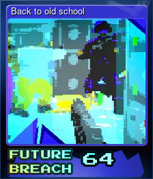 Series 1 - Card 5 of 5 - Back to old school