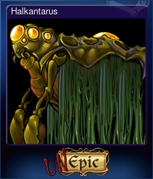 Series 1 - Card 3 of 6 - Halkantarus