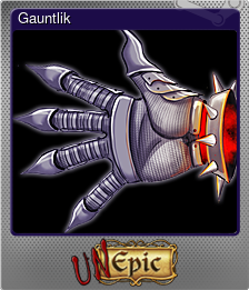 Series 1 - Card 5 of 6 - Gauntlik