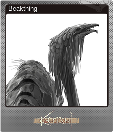 Series 1 - Card 3 of 5 - Beakthing