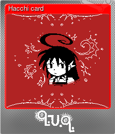 Series 1 - Card 1 of 7 - Hacchi card