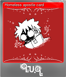 Series 1 - Card 6 of 7 - Homeless apostle card