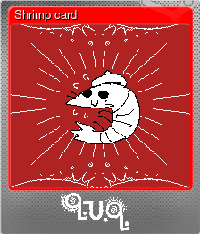 Series 1 - Card 5 of 7 - Shrimp card