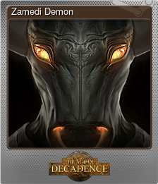 Series 1 - Card 9 of 9 - Zamedi Demon