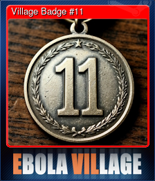 Series 1 - Card 11 of 11 - Village Badge #11