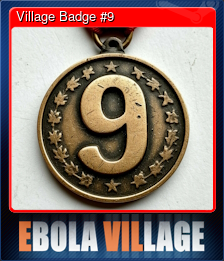 Series 1 - Card 9 of 11 - Village Badge #9