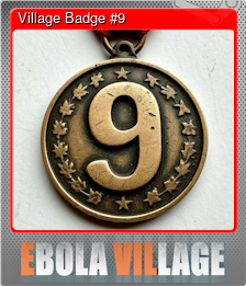 Series 1 - Card 9 of 11 - Village Badge #9