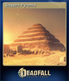 Series 1 - Card 7 of 15 - Saqqara Pyramid