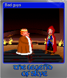 Series 1 - Card 5 of 5 - Bad guys