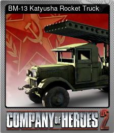 Series 1 - Card 4 of 7 - BM-13 Katyusha Rocket Truck