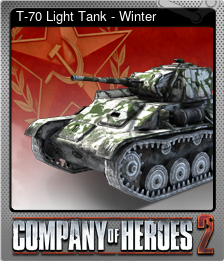 Series 1 - Card 6 of 7 - T-70 Light Tank - Winter