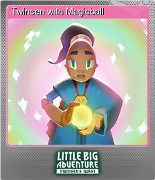 Series 1 - Card 11 of 11 - Twinsen with Magicball