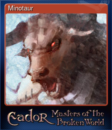 Series 1 - Card 5 of 8 - Minotaur