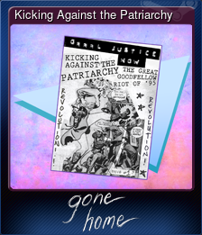 Series 1 - Card 6 of 6 - Kicking Against the Patriarchy