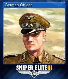 Series 1 - Card 4 of 9 - German Officer