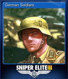 Series 1 - Card 5 of 9 - German Soldiers