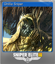 Series 1 - Card 3 of 9 - Ghillie Sniper