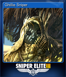 Series 1 - Card 3 of 9 - Ghillie Sniper