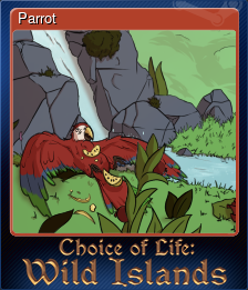 Series 1 - Card 5 of 6 - Parrot