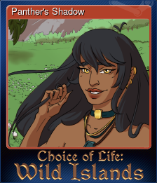 Series 1 - Card 4 of 6 - Panther's Shadow