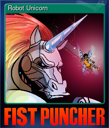 Series 1 - Card 7 of 7 - Robot Unicorn