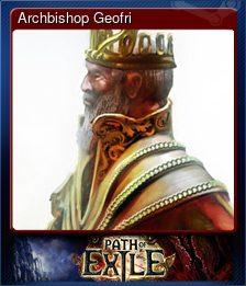 Series 1 - Card 5 of 13 - Archbishop Geofri