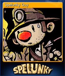 Series 1 - Card 1 of 8 - Spelunky Guy