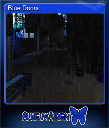 Series 1 - Card 1 of 5 - Blue Doors