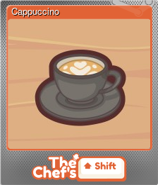 Series 1 - Card 7 of 7 - Cappuccino