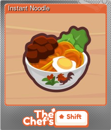 Series 1 - Card 6 of 7 - Instant Noodle