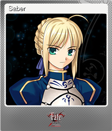 Series 1 - Card 2 of 9 - Saber