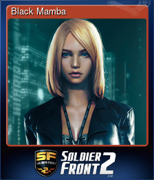 Series 1 - Card 4 of 5 - Black Mamba