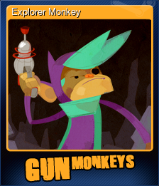 Series 1 - Card 2 of 6 - Explorer Monkey