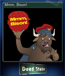 Series 1 - Card 9 of 10 - Mmm, Bison!