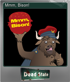 Series 1 - Card 9 of 10 - Mmm, Bison!