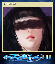 Series 1 - Card 2 of 10 - blindfold