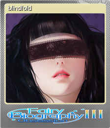 Series 1 - Card 2 of 10 - blindfold