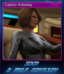 Series 1 - Card 1 of 6 - Captain Kateway