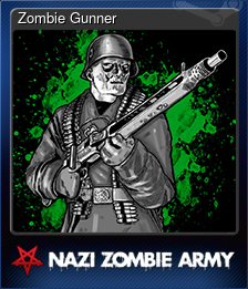 Series 1 - Card 7 of 8 - Zombie Gunner