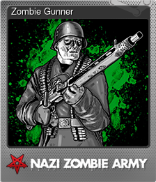 Series 1 - Card 7 of 8 - Zombie Gunner