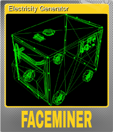 Series 1 - Card 1 of 5 - Electricity Generator