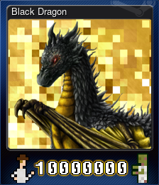 Series 1 - Card 1 of 6 - Black Dragon