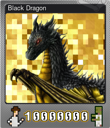 Series 1 - Card 1 of 6 - Black Dragon