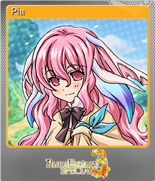 Series 1 - Card 8 of 12 - Pia