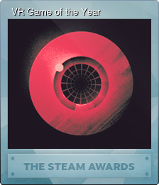 Series 1 - Card 10 of 11 - VR Game of the Year