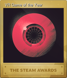 Series 1 - Card 10 of 11 - VR Game of the Year