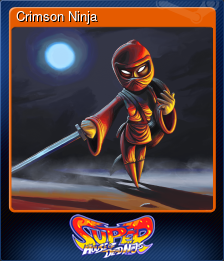 Series 1 - Card 1 of 7 - Crimson Ninja