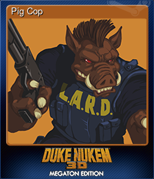 Series 1 - Card 4 of 6 - Pig Cop