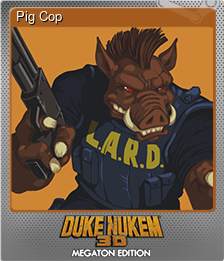 Series 1 - Card 4 of 6 - Pig Cop