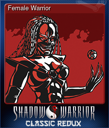 Series 1 - Card 2 of 6 - Female Warrior